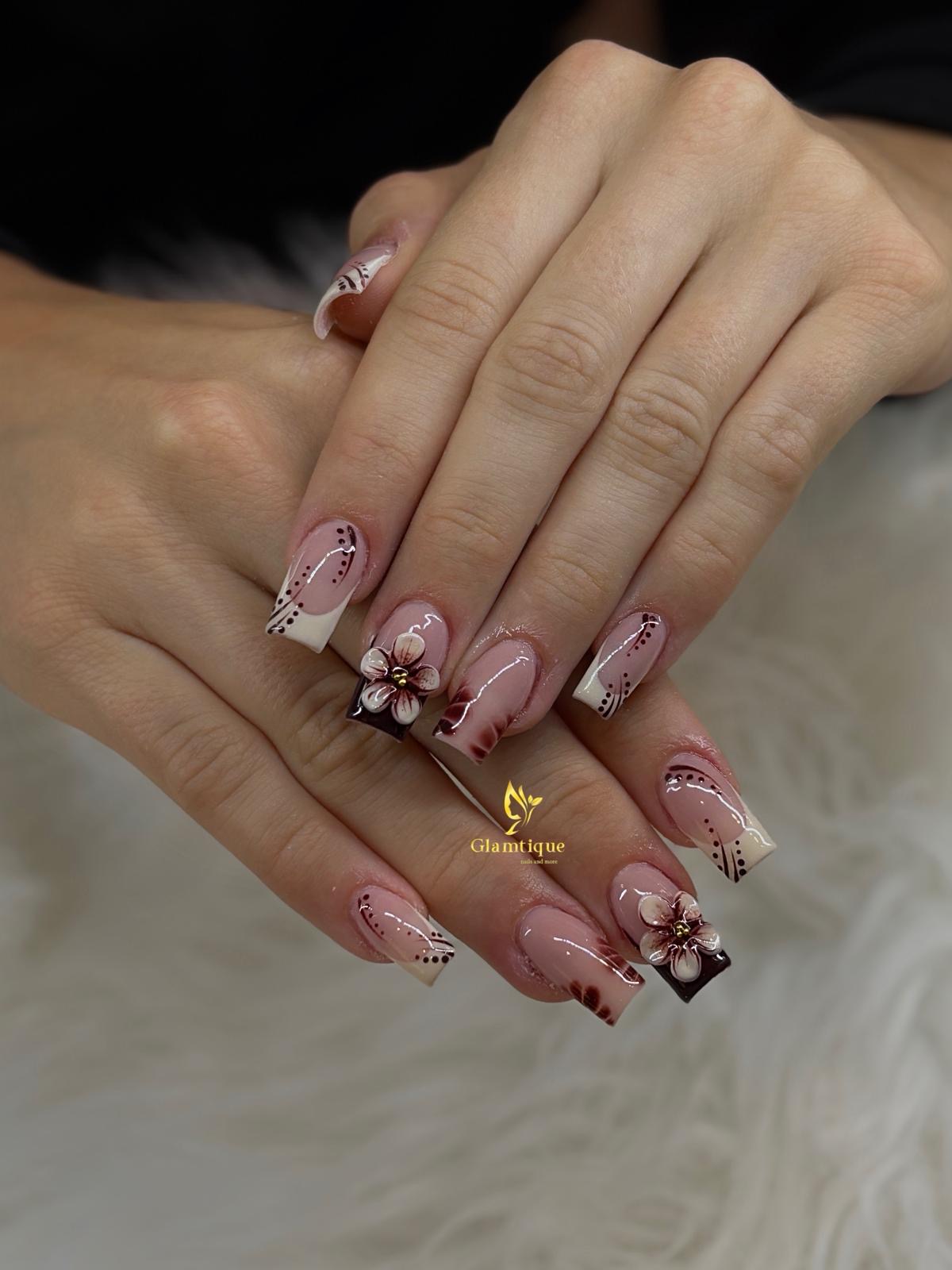 Dark Mocha Floral