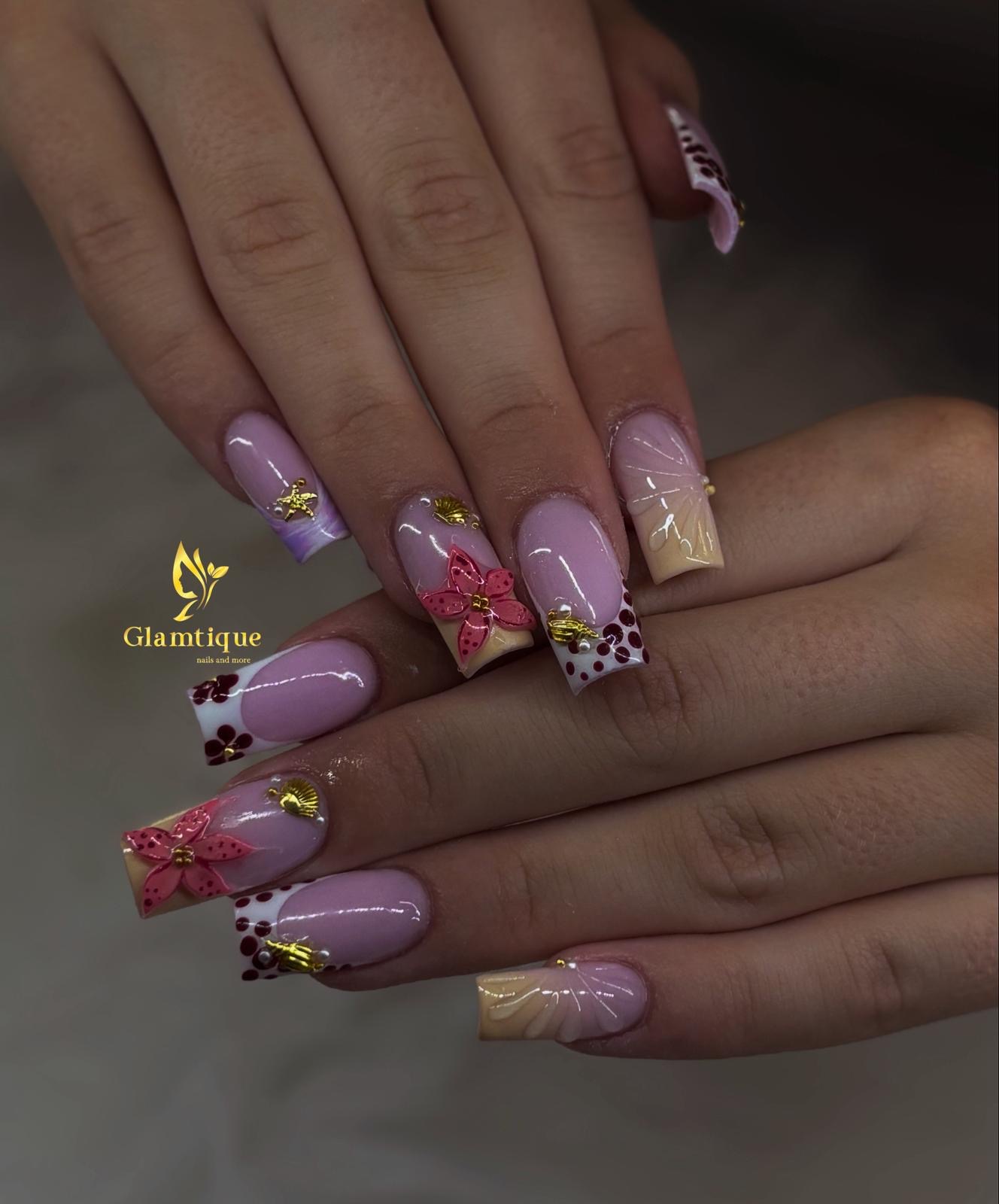 Purple Floral Mix